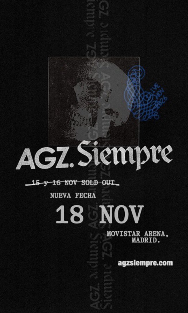 MariaOjosBonito's tweet photo. ⚠️VENDO 2 ENTRADAS AGZ ⚠️
📍Madrid, 18 de Noviembre, Movistar Arena 
📌 Sector 8

❤️‍🔥Más info por privado ❤️‍🔥 https://t.co/s4qx5yhBR1