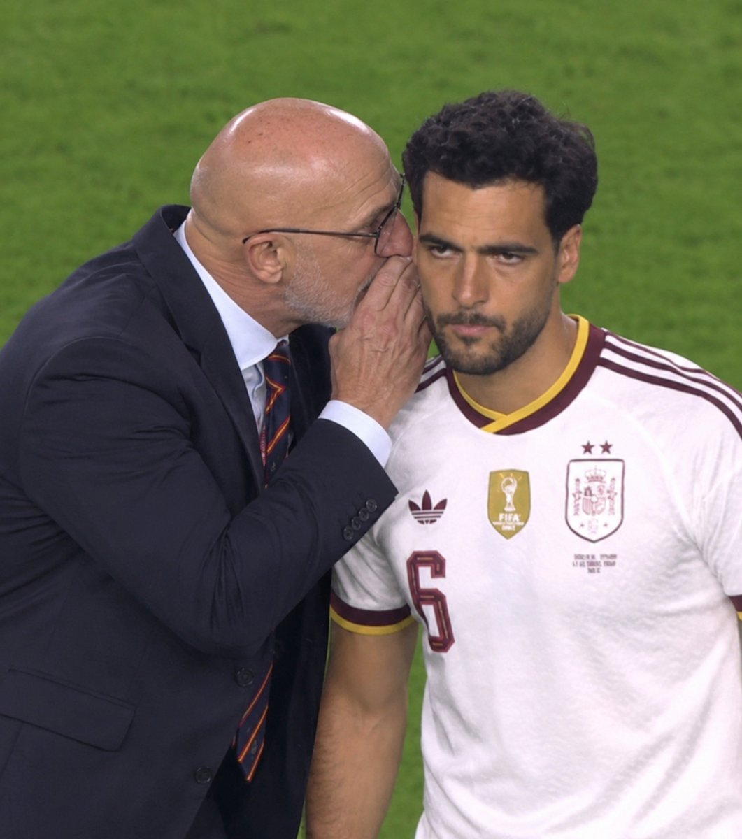 tomisinfcb's tweet photo. 🚨 Mikel Merino on what Luis de la Fuente told him before coming on against Croatia:

“Honestly, I’ll never forget that moment. When we were 1-0 down and I was waiting to come on. Luis looked at me and said, ‘Mikel, it’s that time of year again. It’s time for you to do what you do best.’

I knew exactly what he meant. He knows me, he knows what I can give the team, and he knows I love these moments. I looked at him and said, ‘I promise you, I’ll bring us back into this game.’

Then I came on and scored two goals. Two!  I couldn’t have written it better myself.

But honestly, the goals are not even the biggest part for me. It was the trust. He had faith in me when we were losing, when we needed someone to change the game, and he believed I could be that player.

As a player, you feel that. You feel when your manager genuinely believes in you. It gives you another level of confidence.

He trusted me to do what I do best, and I’m happy I didn’t disappoint him. He gave me the opportunity, and I gave him the response he was asking for.”