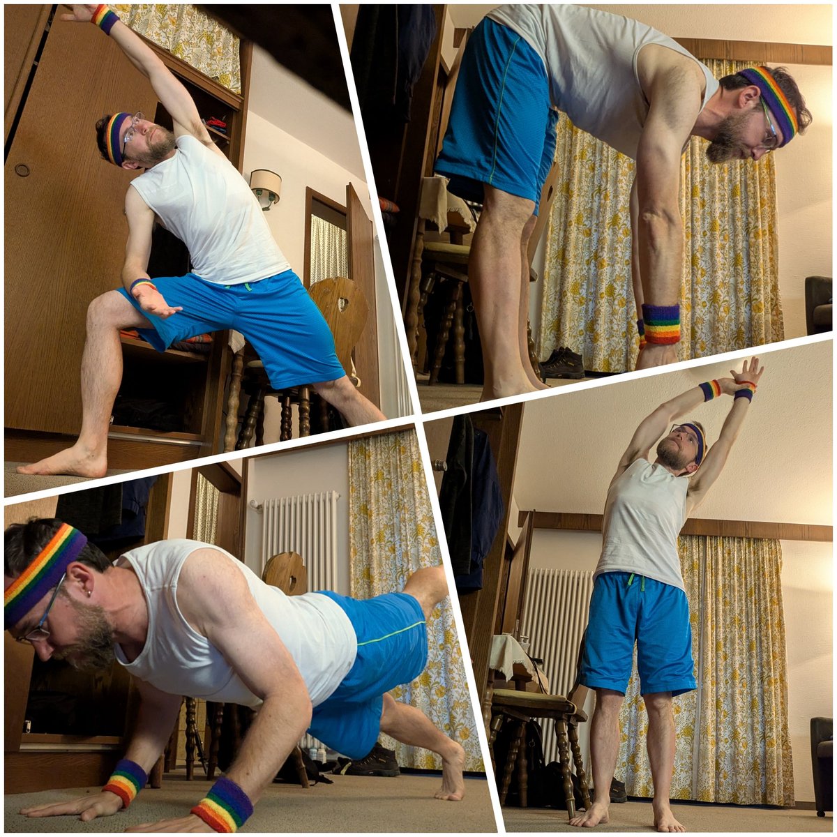 HIMzone666NetMs's tweet photo. Lots of Yoga Challenge
(06.10.2026)
by #YogaMitMady
#yoga #balance #stretch #meditation #simplygood #gay #lesbian #straight #queer #SpiceBoy #sportyspice #Peace #NoWar #westandwithukraine #freeiran #beardgang #chesthair https://t.co/pyAqzL7RRZ