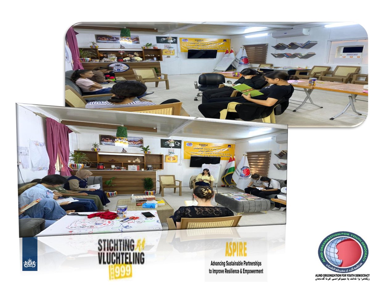 AlindUsa's tweet photo. استمراراً لأنشطة مركز "آرام" لحماية المرأة والأسرة في مخيم دوميز 1، تم افتتاح مساحة نموذجية خاصة بالنساء تحت اسم "كوفي بوك".

وتهدف هذه المبادرة إلى توفير بيئة هادئة ومناسبة تمكّن النساء من قراءة الكتب في أجواء مريحة، والاستمتاع بالقهوة، والمشاركة في أنشطة القراءة الجماعية https://t.co/XohuzdivWx