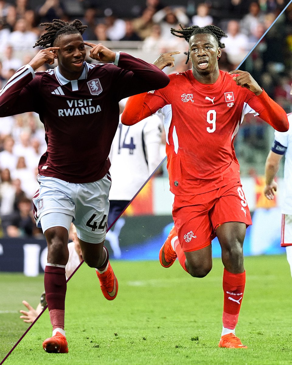 AstonVilla's tweet photo. Johan Manzambi, he's in your head 🇨🇭 https://t.co/DL6pBd5nV1