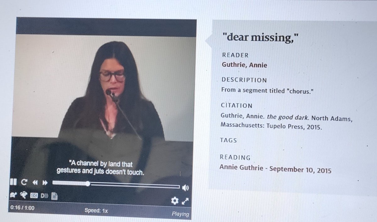 DonnaFreem60986's tweet photo. A POEM BY ANNIE GUTHRIE CALLED MISSING? WOW! WHERE'S NANCY! https://t.co/3rxRzlcRZc
