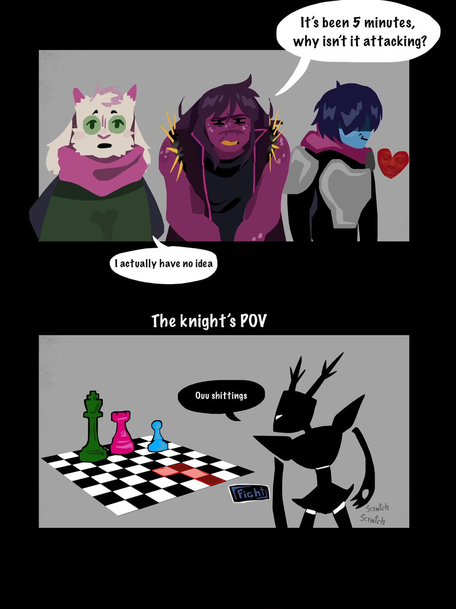 Fulltimecactus's tweet photo. “Yo gaster why did you give me such an ass gimmick” #deltarune https://t.co/5yKuTUQrT5