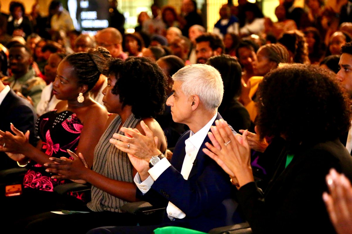 SadiqKhan's tweet photo. Wonderful to welcome hundreds of Londoners to City Hall to celebrate the Black Londoners whose achievements and contributions are woven into every part of our city's story.

Thank you to everyone who joined us! 

Our diversity is our greatest strength. #BlackHistoryMonth https://t.co/lKZ9xkoQxo