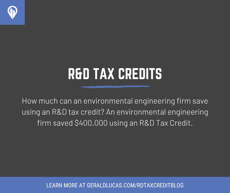 PerformancePrty's tweet photo. #RDTaxCredit #TaxCredits #ResearchAndDevelopment #environmentalengineering How much can an environmental engineering firm save using an R&amp;D tax credit? An environmental engineering firm saved $400,000 using an R&amp;D Tax Credit. Leave a comment to learn more. https://t.co/1cV42acXYR