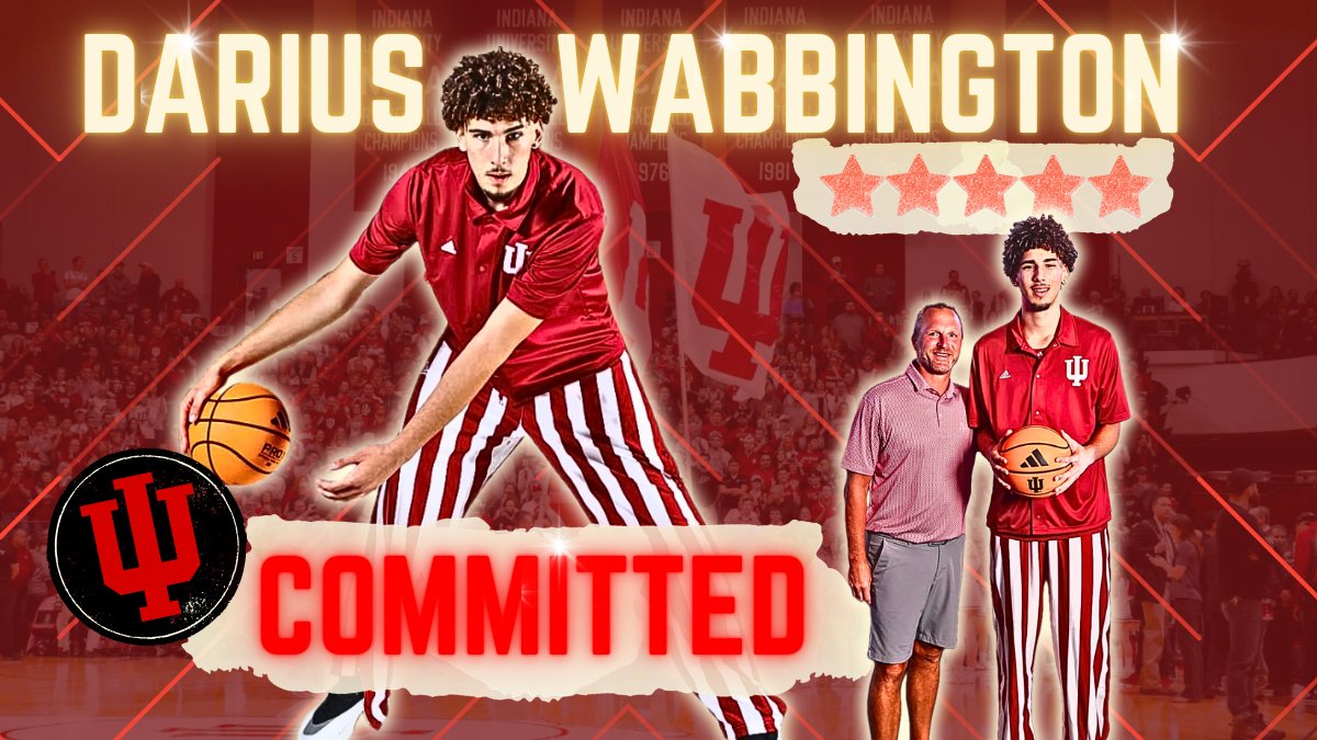 JeffRabjohns's tweet photo. Five-star class of 2027 6-foot-11 five-star power forward Darius Wabbington (@Dariuswabb) announced he will be playing college basketball for Indiana.

From Phoenix Sunnyslope High School and the @Compton_Magic, Wabbington is the No. 12-ranked player in the nation in 2027 #iubb https://t.co/65KnDJQCDo