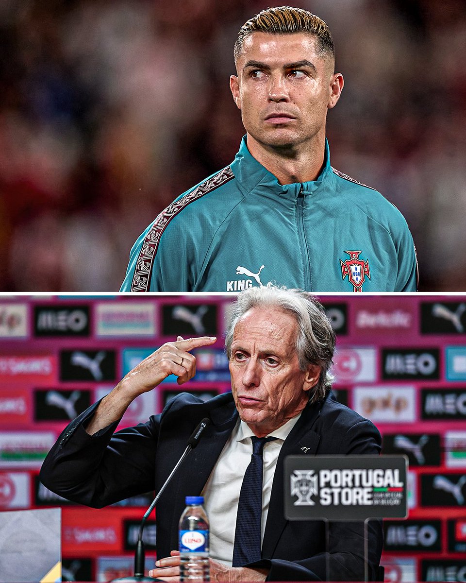 ESPNUK's tweet photo. The notes Cristiano Ronaldo 'okay'd' for Jorge Jesus to say in his press conference 📋:

1.  I myself, and no one else, proposed to Cristiano a plan for him this sporting season with the National Team. It was a long and very good conversation.

2.  I know how much he lives and loves the national team and the weight he has in the world, and even more the weight and the positive influence he has had on the national team for 24 consecutive years.

3.  The plan I proposed to Cristiano was accepted.

4.  He never questioned my options. He was exemplary, loyal and professional.

5.  The match in Norway was not part of the plan I drew up for him. However, I felt that he had managed to recover physically from the first match and I warned him that I might have to use him. Cristiano agreed.

6.  I made a mistake by putting someone of the stature of Pelé or Maradona on to warm up and then not putting him in the game. If it were today I would not do it.

7.  To close the subject: I want Cristiano in the National Team. In fact I do not want him a little, I want him a lot. Fortunately he also believes in me. He believed at Al Nassr and he does here as well.

8.  About not greeting the fans. We have already spoken about that. Someone who has played more than 230 matches for the national team does not receive lessons from me on love for Portugal. It was a moment of frustration that erases nothing. He is the player who gives the most autographs, takes the most selfies, and shows the most affection to the fans. Let us not invent problems where they do not exist. When we are not happy we react. That was all.