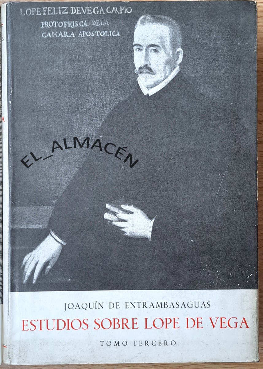 TC_EL_ALMACEN's tweet photo. ESTUDIOS SOBRE LOPE DE VEGA. 3 VOLS. COMPLETA (J. DE ENTRAMBASAGUAS) 1958 -1967. SIN USAR https://t.co/9NJDbFXdPr a través de @todocoleccion #LopeDeVega #SigloDeOro #Literatura  #Poesía #Teatro https://t.co/X0uPZAuAMJ