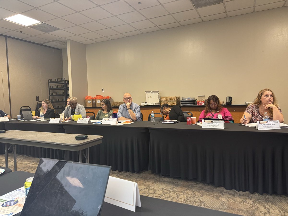 OCPSAO's tweet photo. Today, Ms. Cumbie from A&O attended the Superintendent's Faith-Based Council meeting. The Council brings together faith-based and community-based partners to support OCPS students and families. 🫶🏼 #CommunityPartnerships #FaithBasedCouncil #AllMeansAll https://t.co/Pk4oItxlxa
