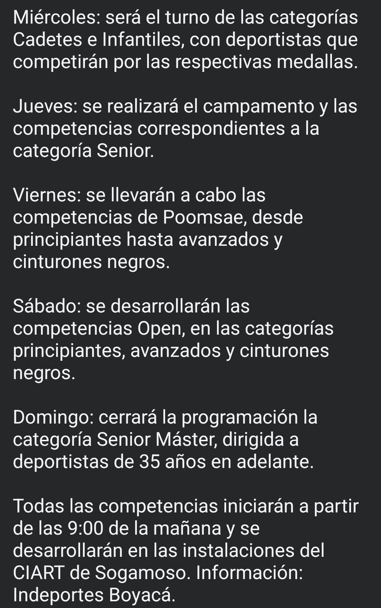 1anoticiass's tweet photo. El municipio de #Sogamoso, #Boyacá, es escenario de la cuarta edición del Kids World Open Taekwondo Champioships, que se desarrolla del 5 al 11 de octubre, con el apoyo de @Indeportesboy y la Liga de Taekwondo de Boyacá. https://t.co/0p7P462Jv5