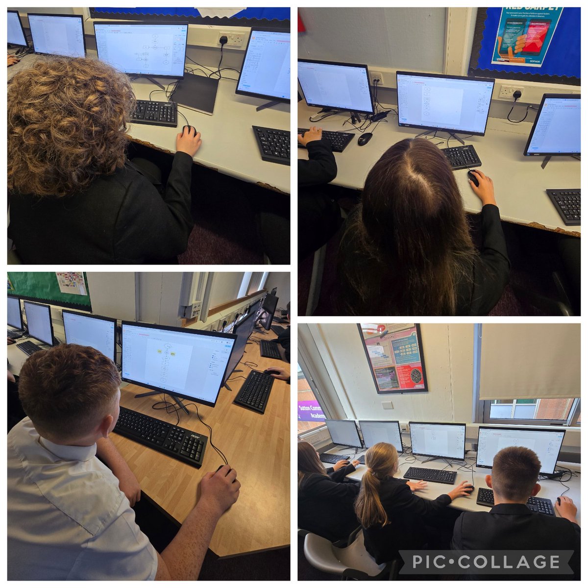 SuttonAcademy's tweet photo. 💻 It was fantastic to see such hard work, focus and effort from our Year 8 students as they tackled some important computational thinking skills in Computing today!

Students were mastering the art of abstraction, learning how to identify the essential information within a problem, while also developing their skills in creating and refining algorithms.

It was wonderful to see students thinking logically, solving problems and persevering with increasingly challenging concepts. 👏

A fantastic example of our students developing the digital skills, creativity and resilience they need for the future!

#Year8 #Computing #ComputerScience #DigitalSkills #ComputationalThinking #ProudSchool #thesuttonway