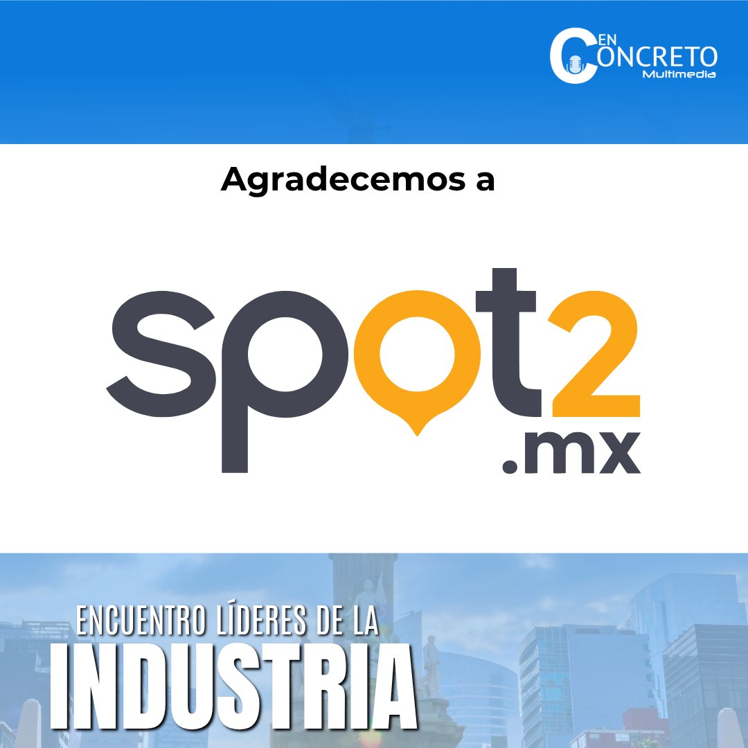 enconcreto's tweet photo. ✨ @Spot2_mx  agradecemos profundamente su participación en este encuentro.

Juntos hacemos posible un espacio para dialogar y construir propuestas para la industria que México necesita.

🏗️ Encuentro Líderes de la Industria
📅 21 de octubre 
📷 Sigue la cobertura por redes de #EnConcreto