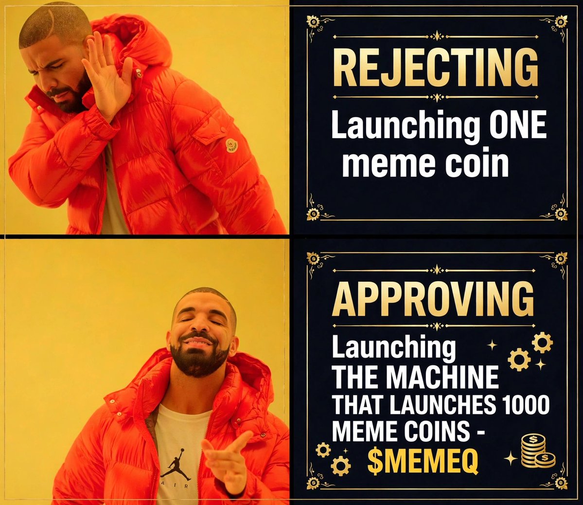 MemeQ_Bsc's tweet photo. Launching ONE meme? ❌ Launching THE MACHINE that launches 1000 memes? ✅ $MEMEQ is the final meta.

https://t.co/6VX44k9fRz

https://t.co/MwG4IcRWU0

#MemeQ #模因机器 https://t.co/Ww8LFJYHnP