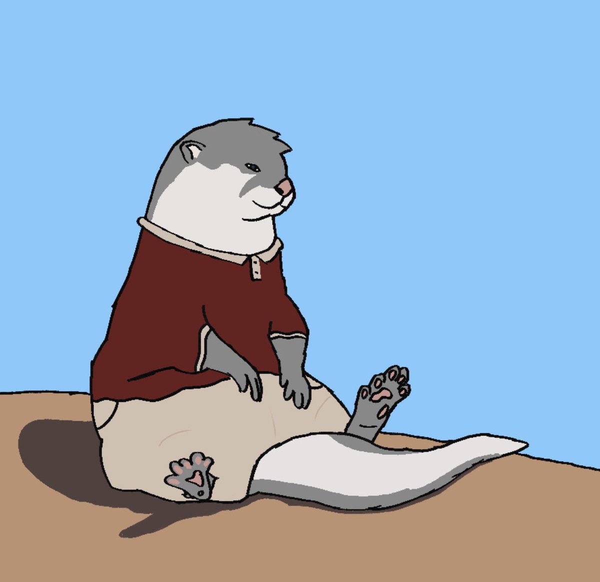 YoteDakota42033's tweet photo. No thoughts, only fat otter tail https://t.co/sapESGxDrf
