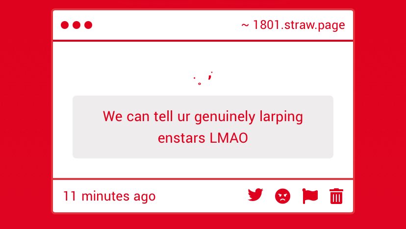 fagalliums's tweet photo. the concept of larping enstars out of all games https://t.co/xN4ACE7qer