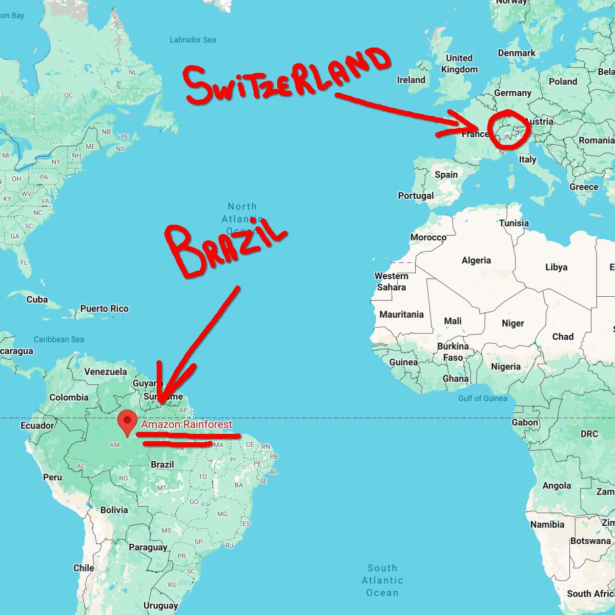 asklumo's tweet photo. I knew Americans were bad at geography but this is just getting ridiculous https://t.co/jFdNtvY4eu