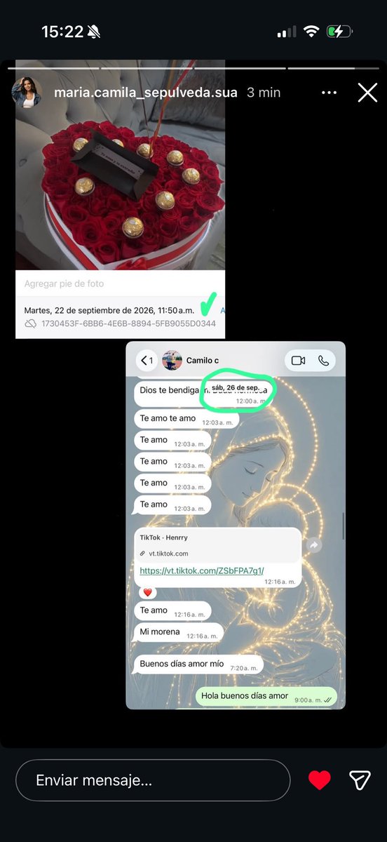 GuerreroLorena0's tweet photo. Pero Camilo Cifuentes ser tan descarado en la vida 👁️👄👁️ Es que uno se queda tiesa cada que veo como marido infiel protege a la moza y deja a la mujer embarazada con un problema de estos 🫩 Pruebas de la mamá del hijo que tanto quiere cuidar https://t.co/WguMRWfqg5