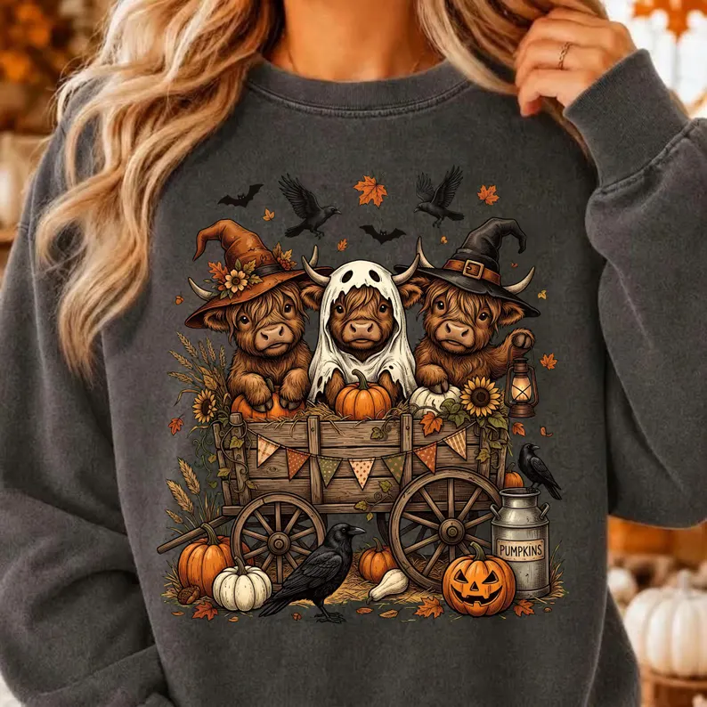storedream59018's tweet photo. Funny Halloween Highland Cow PNG, Spooky Highlander Cow Fall Sublimation Design, Cute Pumpkin Western Cow Graphic, Trendy Autumn PNG https://t.co/RiDvPIQK9x via @Etsy https://t.co/gKwueJrhAE
