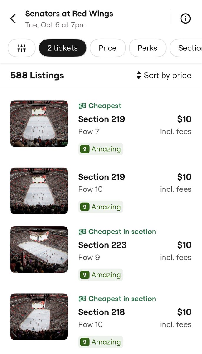 eric_adelson's tweet photo. Will the PWHL tickets in Detroit fetch more than the NHL tickets? https://t.co/Usbmrxxg2c