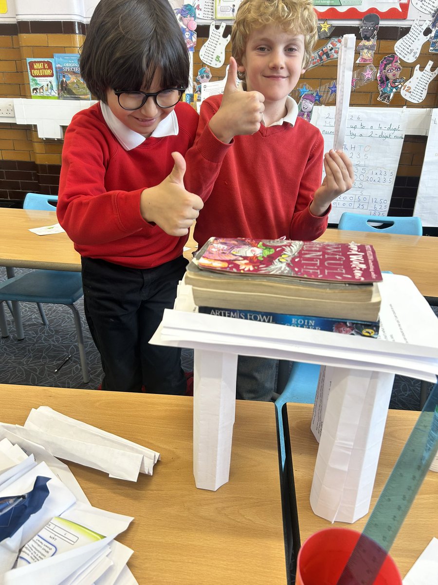 missiongrove1's tweet photo. Will it hold? 🏗️ Our South Site STEM Club spent their after-school session designing and building model bridges to test structural strength. Incredible teamwork and engineering skills on display! 👏 #STEM #FutureEngineers #LearningInAction https://t.co/qv8nK3Lrd3