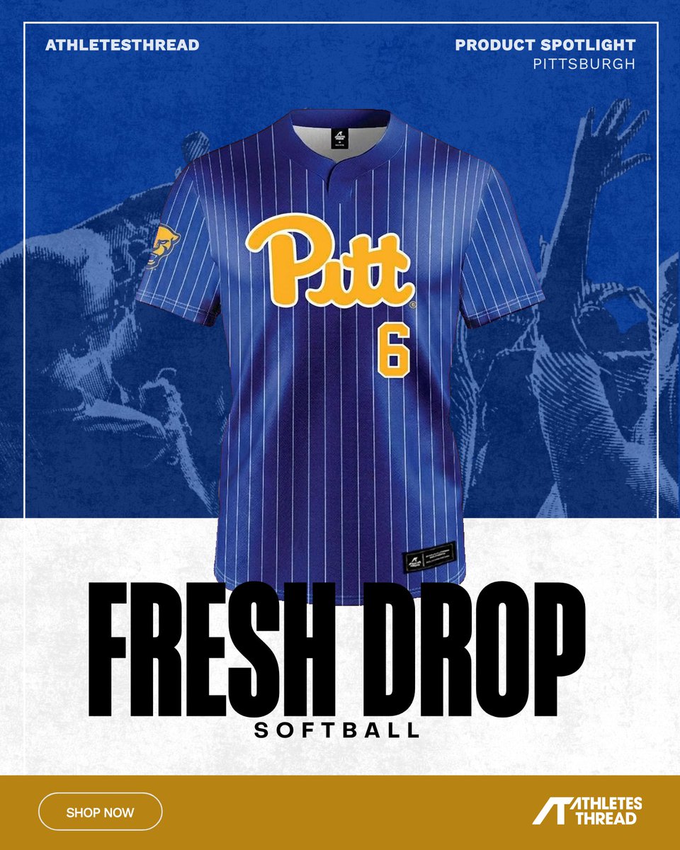 PantherThreads's tweet photo. Fresh drop, Pittsburgh fans! 🔥

Official NIL gear is in the Pittsburgh shop now. Support your favourite athletes directly with every purchase.

Go Panthers! Support athletes and the school with every purchase!
https://t.co/Q2O7nkPGCY https://t.co/iwZa26qmjM