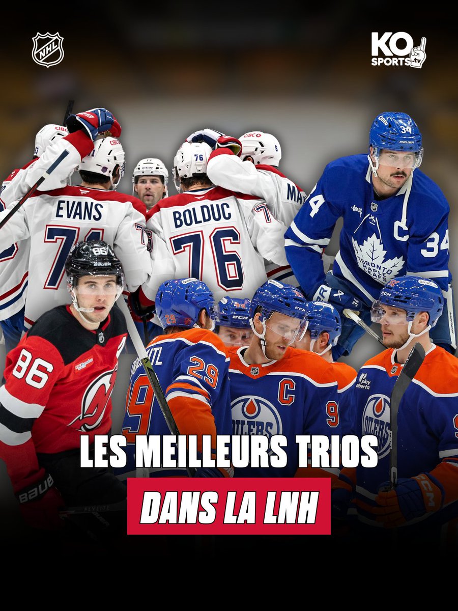 KOSports_tv's tweet photo. Croyez-vous connaître les meilleurs trios de la LNH ? Notre expert s'est plongé dans les statistiques avancées et ses conclusions pourraient vous surprendre ! 👀🏒
Pour découvrir son analyse complète 👉 https://t.co/ftJoVpTy3V
#lnh #hockey #statistiquesavancees #kosports #nhl https://t.co/6usLNzzPYN
