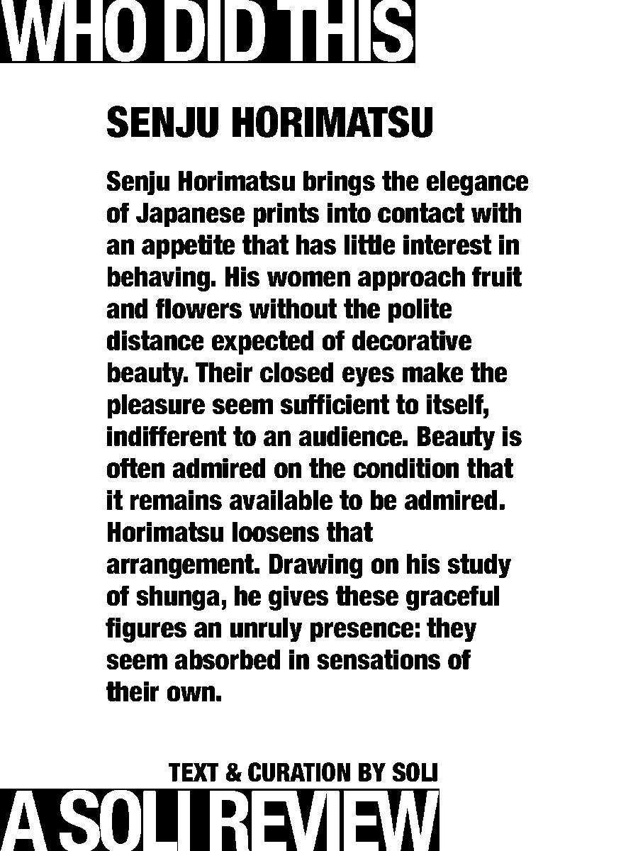 solisolsoli's tweet photo. Past caring about manners · Senju Horimatsu https://t.co/ECIKZ92ztT