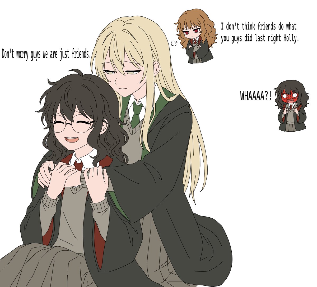 alyoshanaka's tweet photo. Holly and Dracia By Me #malfoid #malfoy https://t.co/zrUW5TOiud