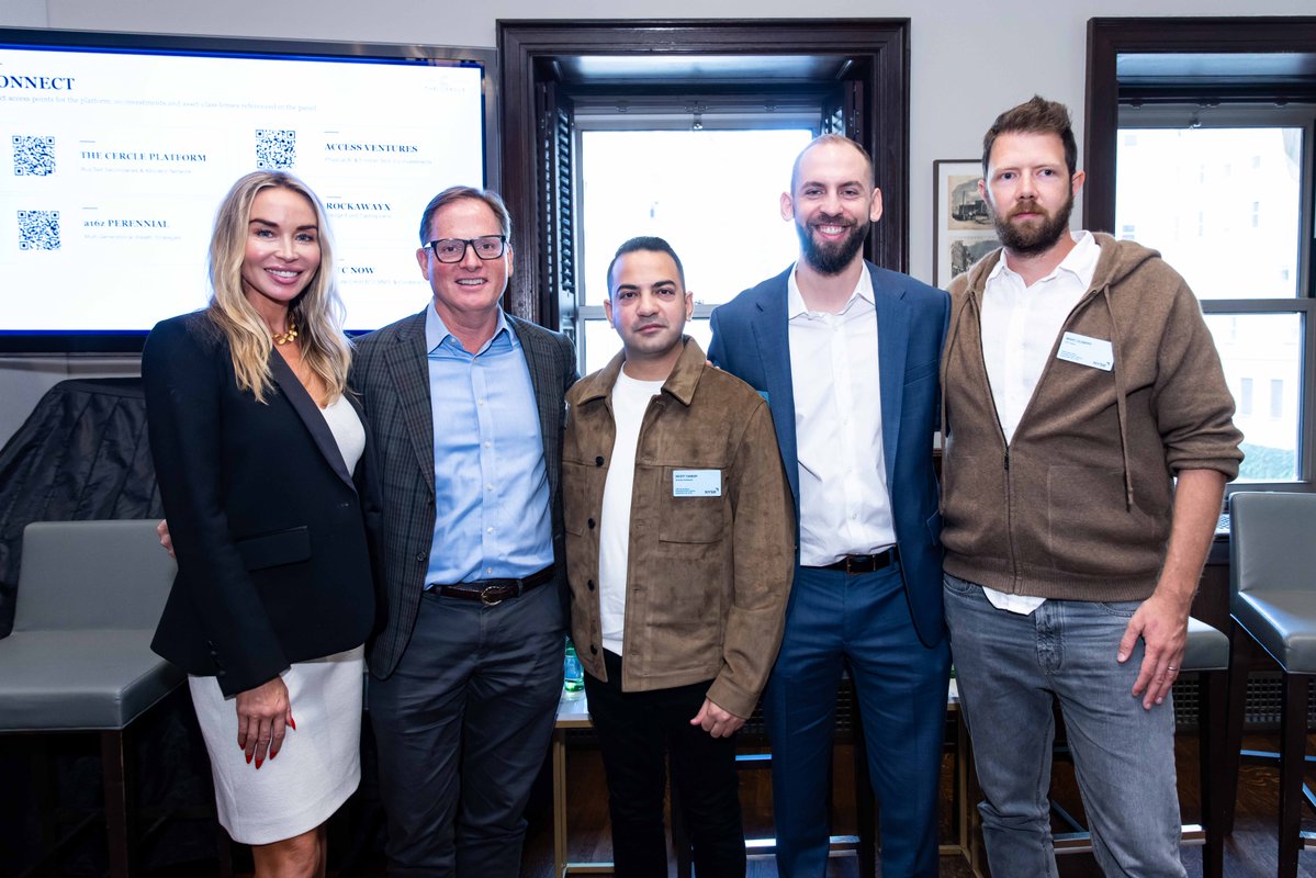 RockawayX's tweet photo. RockawayX Liquid CIO @AustinBarack last week joined the NYSE panel: "Underwriting the Next Generation: Bridging the IC Conviction Gap in Frontier Tech, Physical AI & Novel Asset Classes."

Top talk takeaways 👇

• Value is increasingly accruing to revenue-generating blockchain applications at scale, with real revenues and profits, while valuations remain compelling relative to other high-growth technology sectors such as AI.
• Digital asset interest is broadening beyond traditional crypto investors.
• Blockchain is being increasingly viewed as underlying infrastructure for existing industries and emerging categories like AI and robotics.
• There's significant interest in how AI, robotics, and blockchain technologies are developing alongside one another.

Austin was joined by @NoelleReno (The Cercle Network), John Merrill (a16z Perennial), Mudit Dawar (Access Ventures), and @marcdumpff (BTC Now).

Photo Credit: @NYSE
