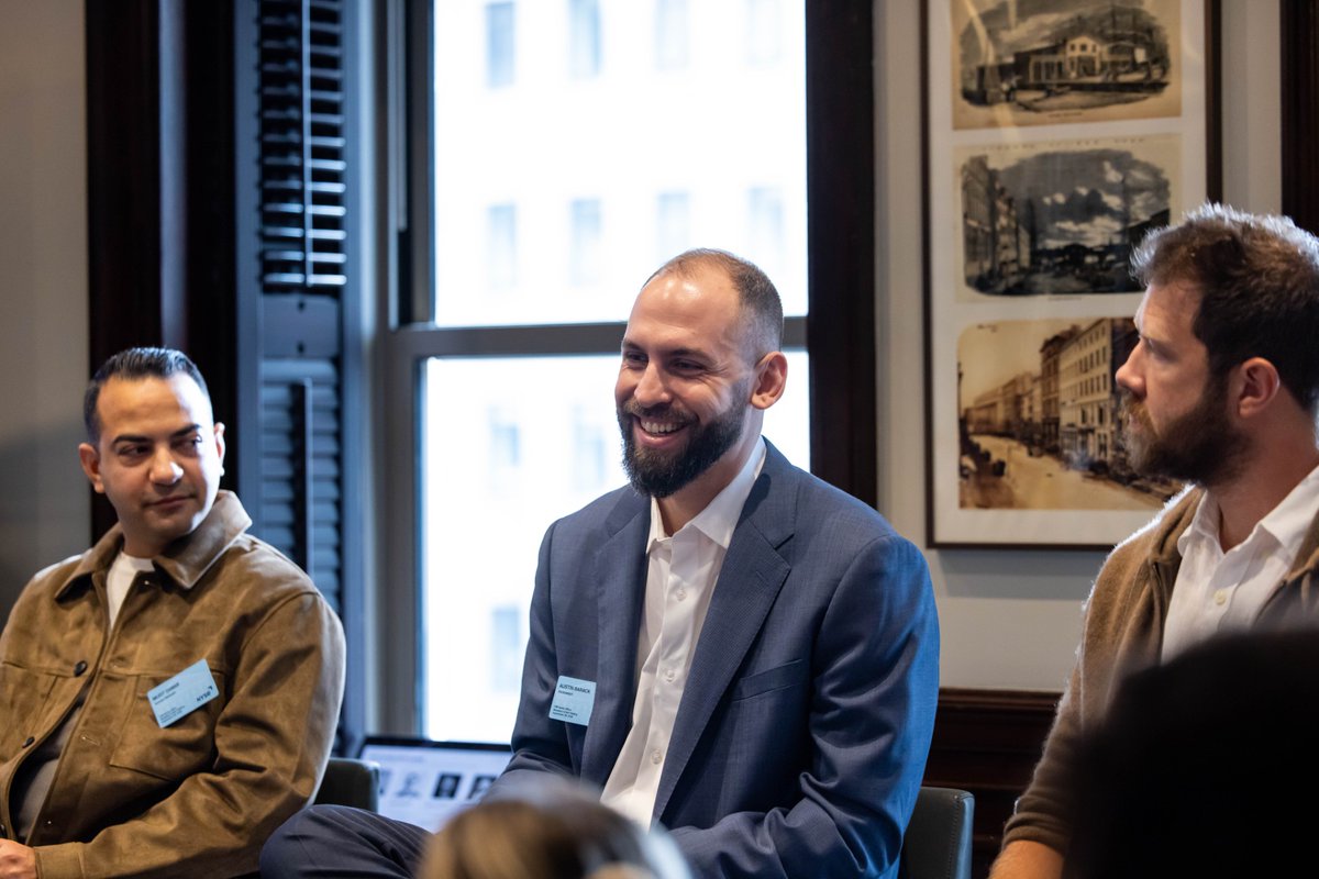 RockawayX's tweet photo. RockawayX Liquid CIO @AustinBarack last week joined the NYSE panel: "Underwriting the Next Generation: Bridging the IC Conviction Gap in Frontier Tech, Physical AI & Novel Asset Classes."

Top talk takeaways 👇

• Value is increasingly accruing to revenue-generating blockchain applications at scale, with real revenues and profits, while valuations remain compelling relative to other high-growth technology sectors such as AI.
• Digital asset interest is broadening beyond traditional crypto investors.
• Blockchain is being increasingly viewed as underlying infrastructure for existing industries and emerging categories like AI and robotics.
• There's significant interest in how AI, robotics, and blockchain technologies are developing alongside one another.

Austin was joined by @NoelleReno (The Cercle Network), John Merrill (a16z Perennial), Mudit Dawar (Access Ventures), and @marcdumpff (BTC Now).

Photo Credit: @NYSE