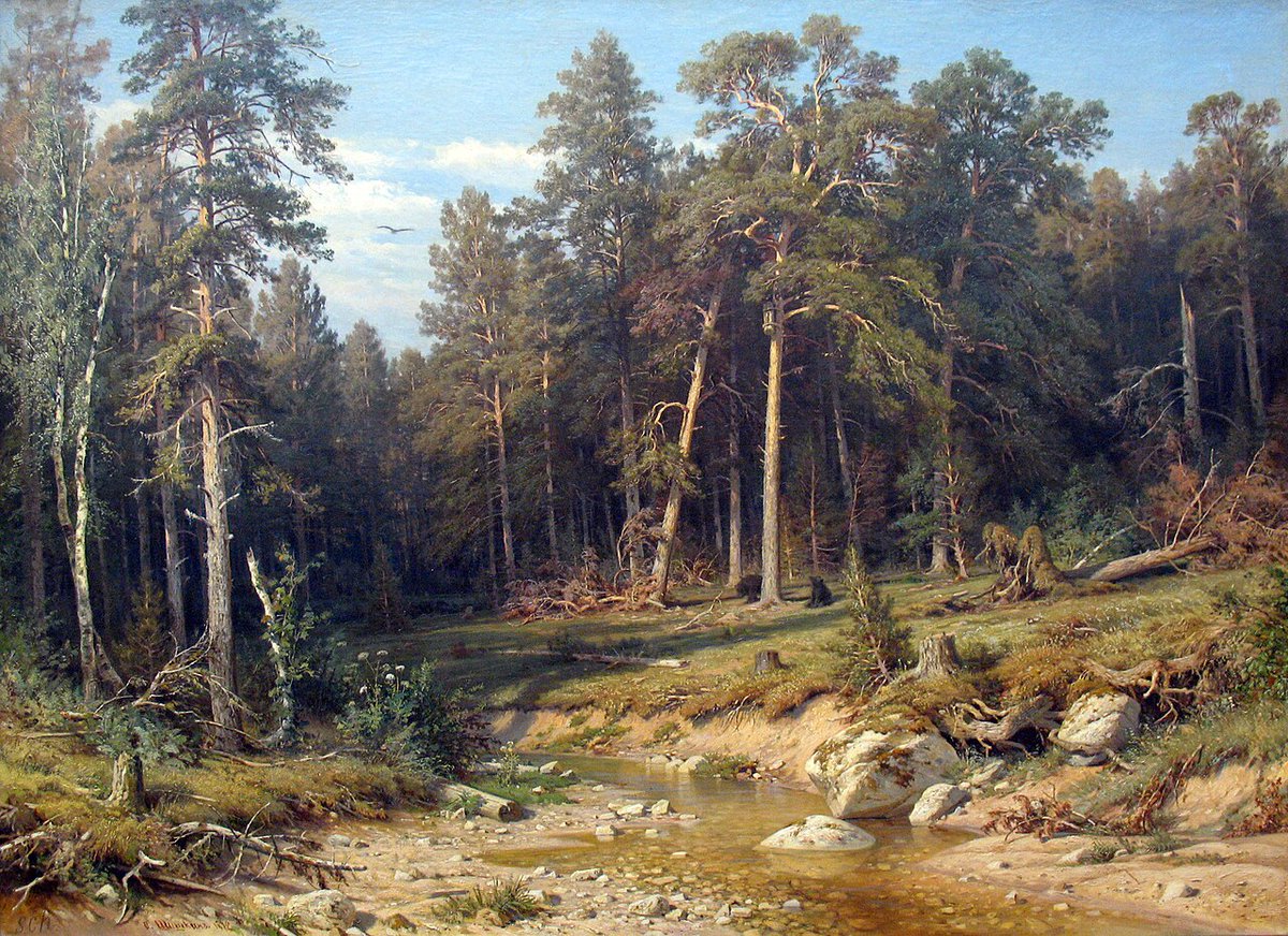 Tatiana19796's tweet photo. Art by Ivan Shishkin (1832- 1898) https://t.co/rcveIrKNZn