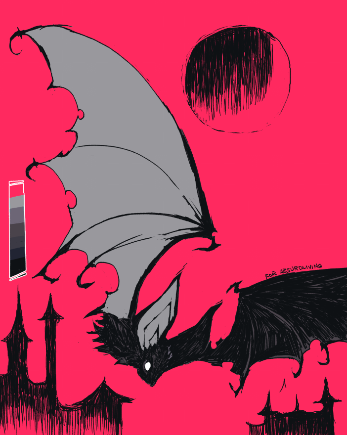 GENCZILLA's tweet photo. Bat sketch https://t.co/OVYuzoShKg