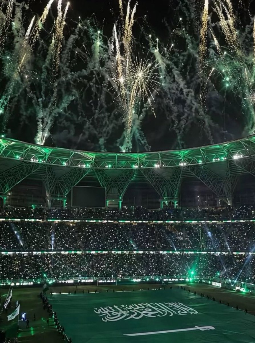 Nan19N's tweet photo. أعـظم منتخب وأعـظم جمهور وأعـظم وطـن 💚 https://t.co/DScEGe4bmk