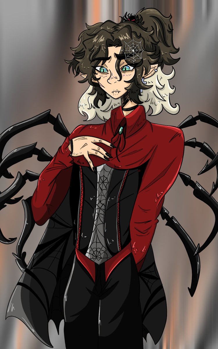 MagicArts14's tweet photo. Welcome to a new format The Disventuretober 
31 days of Halloween and horror-themed Disventure camp art
🎉PART 1🎉, The beloved "Aiden Brooks" The first word "Spider🕷️" 
I Hope You all Like It and You to @Brandon_Belc ~ 🩷
#DisventureCamp #AidenDC #DCTWT #art #AidenDisventureCamp https://t.co/sQaIQDAgYY