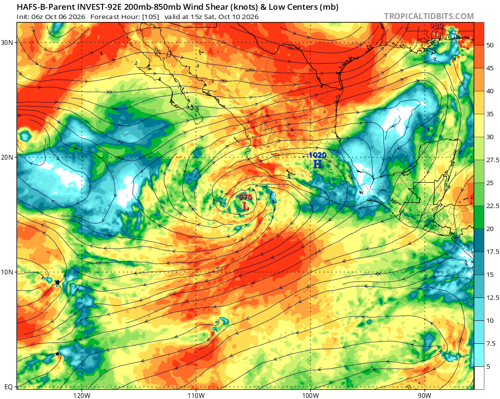 JaydonShawwx's tweet photo. Simon's ceiling will be very high

couldn't ask for a more perfect shear/outflow setup and dry air doesn't look like an issue

Very similar to what happened with Polo but the SSTs are a bit lower (30/31C with Polo, 28/29C now) so that will likely limit the intensity https://t.co/G7v7Cmp6T5