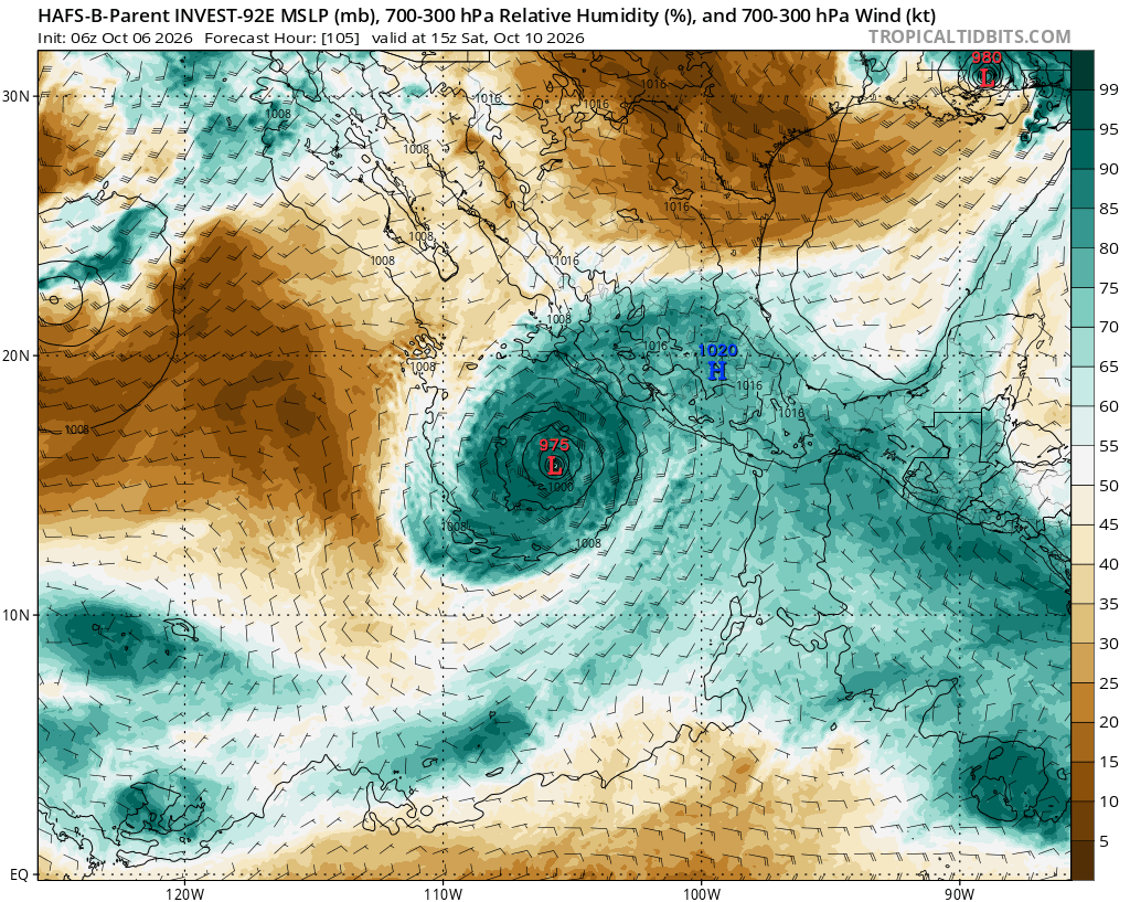 JaydonShawwx's tweet photo. Simon's ceiling will be very high

couldn't ask for a more perfect shear/outflow setup and dry air doesn't look like an issue

Very similar to what happened with Polo but the SSTs are a bit lower (30/31C with Polo, 28/29C now) so that will likely limit the intensity https://t.co/G7v7Cmp6T5