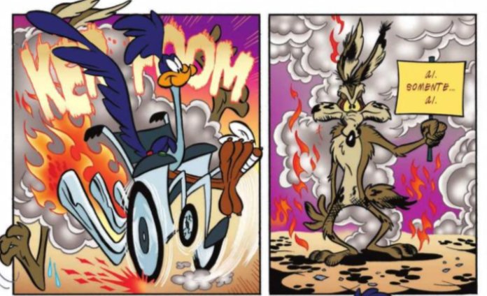 larauwu19497047's tweet photo. #Speedyrunner | El Correcaminos contemplando a su chikistrikis comiendo a gusto, hasta que se percata del Coyote acercándose a ellos y no dudo en quemarlo.
Mi hermanito realmente no quería que le arruinarán su cita 😭😭 https://t.co/UCQgwxbGCW