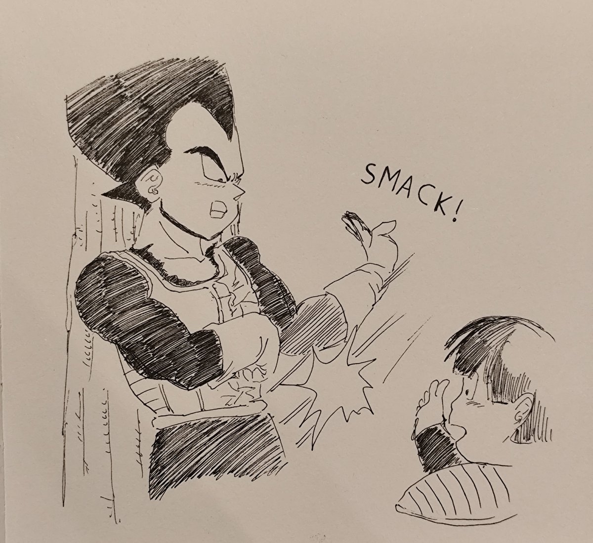 VjKrishnan957's tweet photo. Day 5 of #inktober- smack
#inktober2026 # Dragonball https://t.co/pLcq6glAhO
