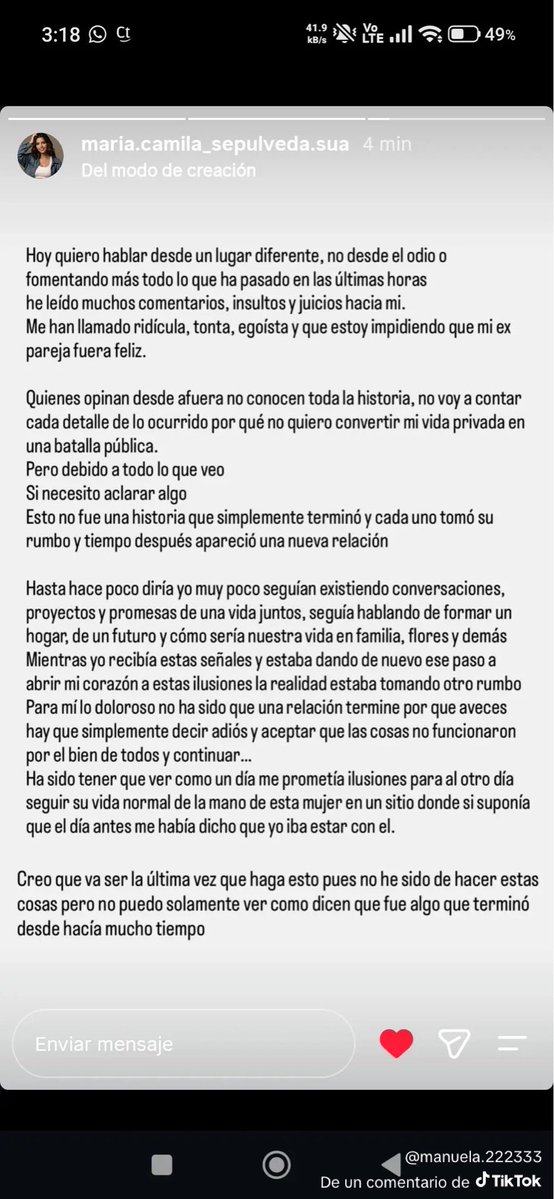 Hadabloqueada's tweet photo. Vengo de tik tok con esto y omg, no estoy soportando. Definitivamente a los hombres no hay como defenderlos @CamiloCifu96 #lamijita https://t.co/cwcrZfDCOI