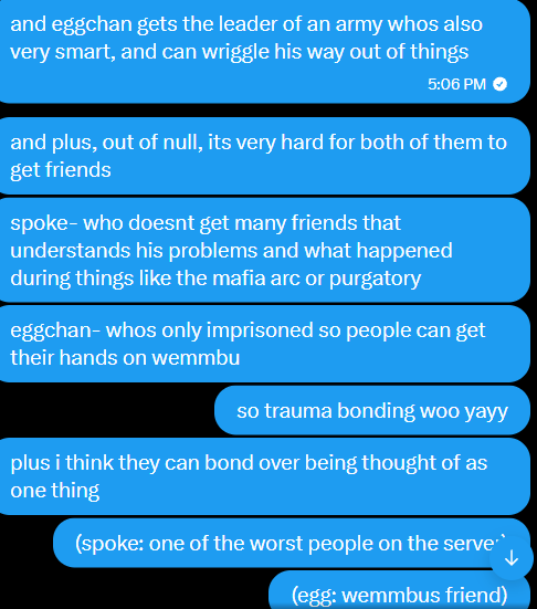 Probnotactive2's tweet photo. oomf prompted me to talk about iris duo so heres my thoughts #irisduo #spokeishere #eggchan https://t.co/o3w3ERm6mn