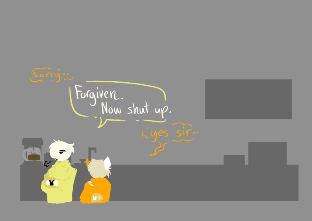 brezzles's tweet photo. Tone tends to ramble and ramble about things they like. This tends to lead to him straying into certain territories that are best left to stay out of. The boss of theirs keeps them in their place from straying. Although... harshly. https://t.co/wyFyQHU6lT