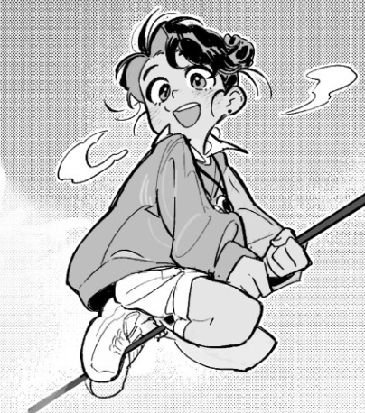 Le_Unorthodox's tweet photo. // TOH SPOILERS 
-

-
I love the art for Luz in The Long Lived King https://t.co/t5nG9ibB2I