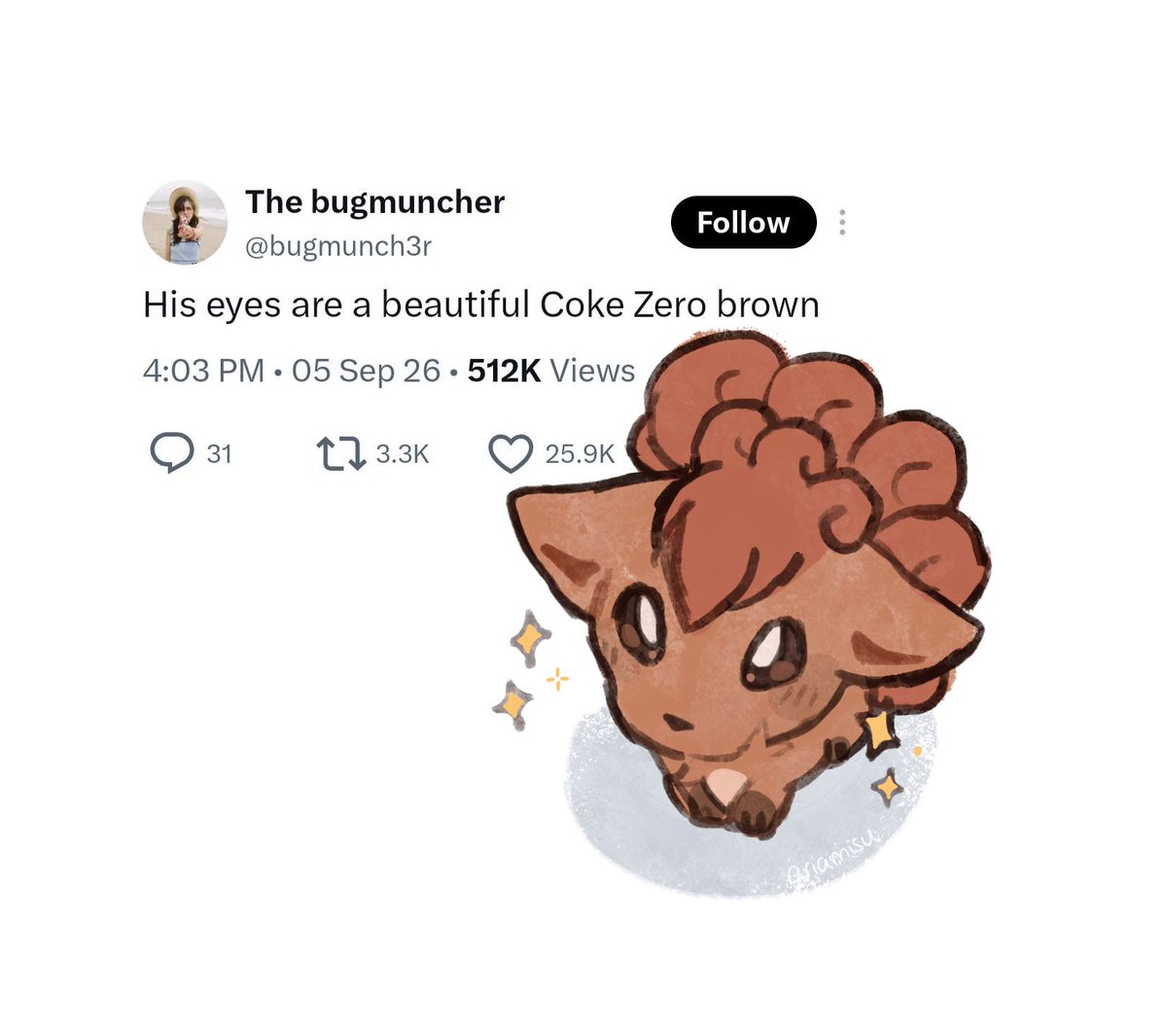 ariamisu's tweet photo. 🍂🌼🍁 #pokemon #vulpix https://t.co/VN30FCEjwO