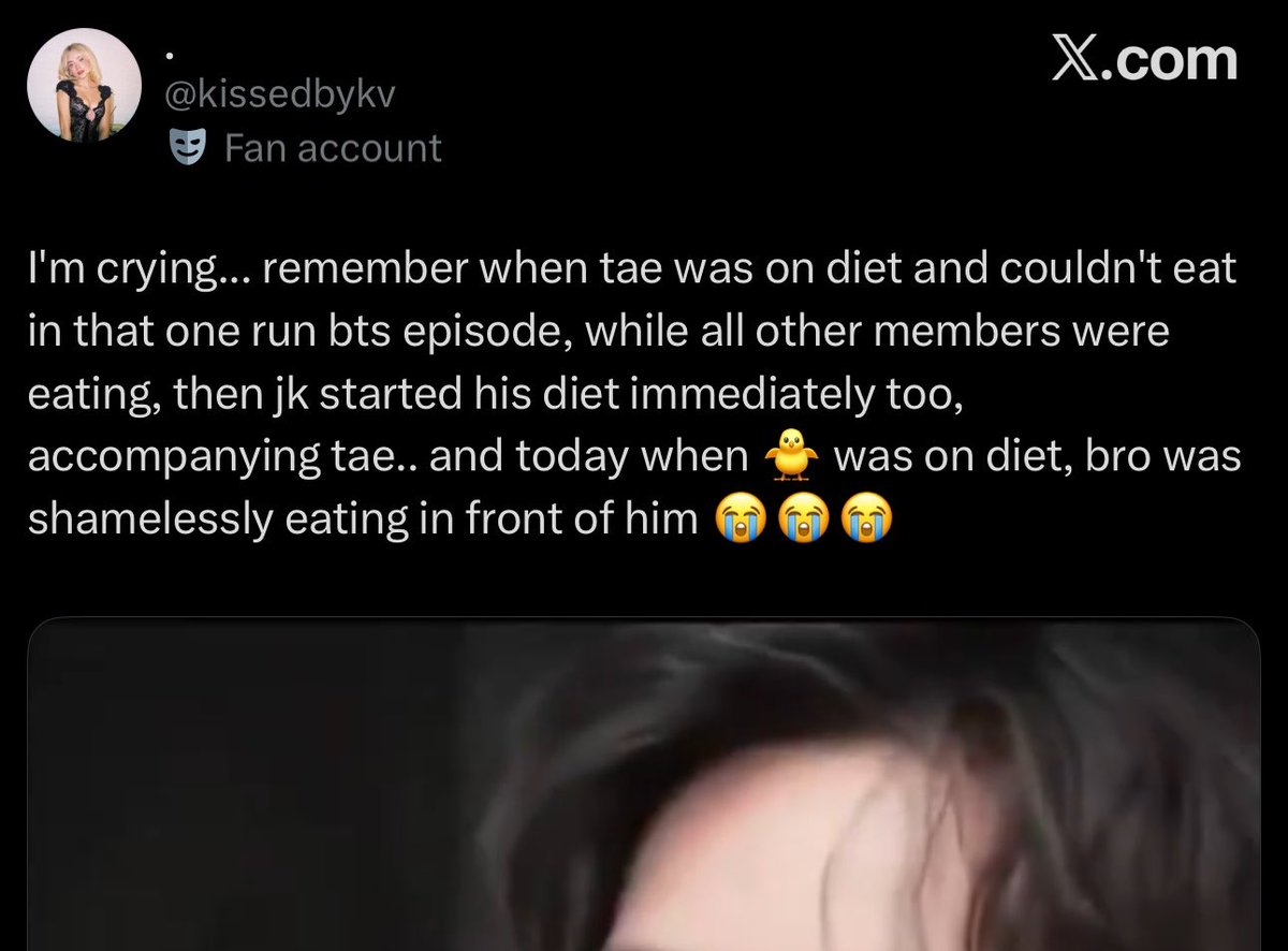 KMREPORTS's tweet photo. This is genuinely embarrassing

📌 https://t.co/ljp4PiUfeI 

Jimin was not on any diet, while Jungkook had already started his before filming the RUN BTS episode, both entirely unrelated to their bias, yet taekookers are exploiting them to validate their nonexistent ship https://t.co/SjZLhoUwxu