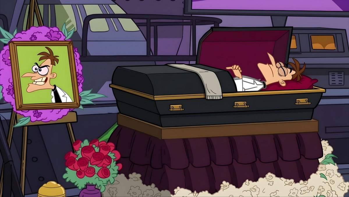 CartoonsOTMoon's tweet photo. Primer vistazo a Doofenshmirtz en el nuevo episodio de Phineas y Ferb:

Llega mañana a Disney+ https://t.co/Ky14XQF3nI