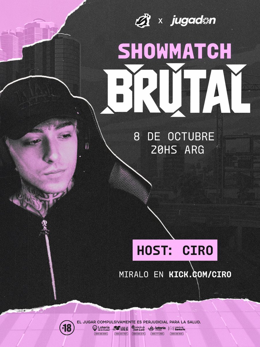 ShindeNgg's tweet photo. BRUTAL x SHINDEN x JUGADON

Este jueves 8/10 tenemos SHOWMATCH de BRUTAL en las Facilities.

Hosteado por @Ciro3T 
20HS 🇦🇷
EN VIVO desde las facilities de ShindeN

NOS VEMOS AHÍ 😈 https://t.co/Z2NCCNqEJV