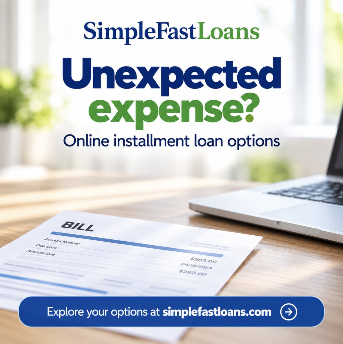 SimpleFastLoans's tweet photo. Unexpected expense? A fully online loan application can make the process more convenient.

Simple Fast Loans offers installment loan options in eligible states with clear terms and a defined repayment schedule.

See your options:
https://t.co/a95qx8gFjQ
#InstallmentLoans https://t.co/eIBG6gPi6t