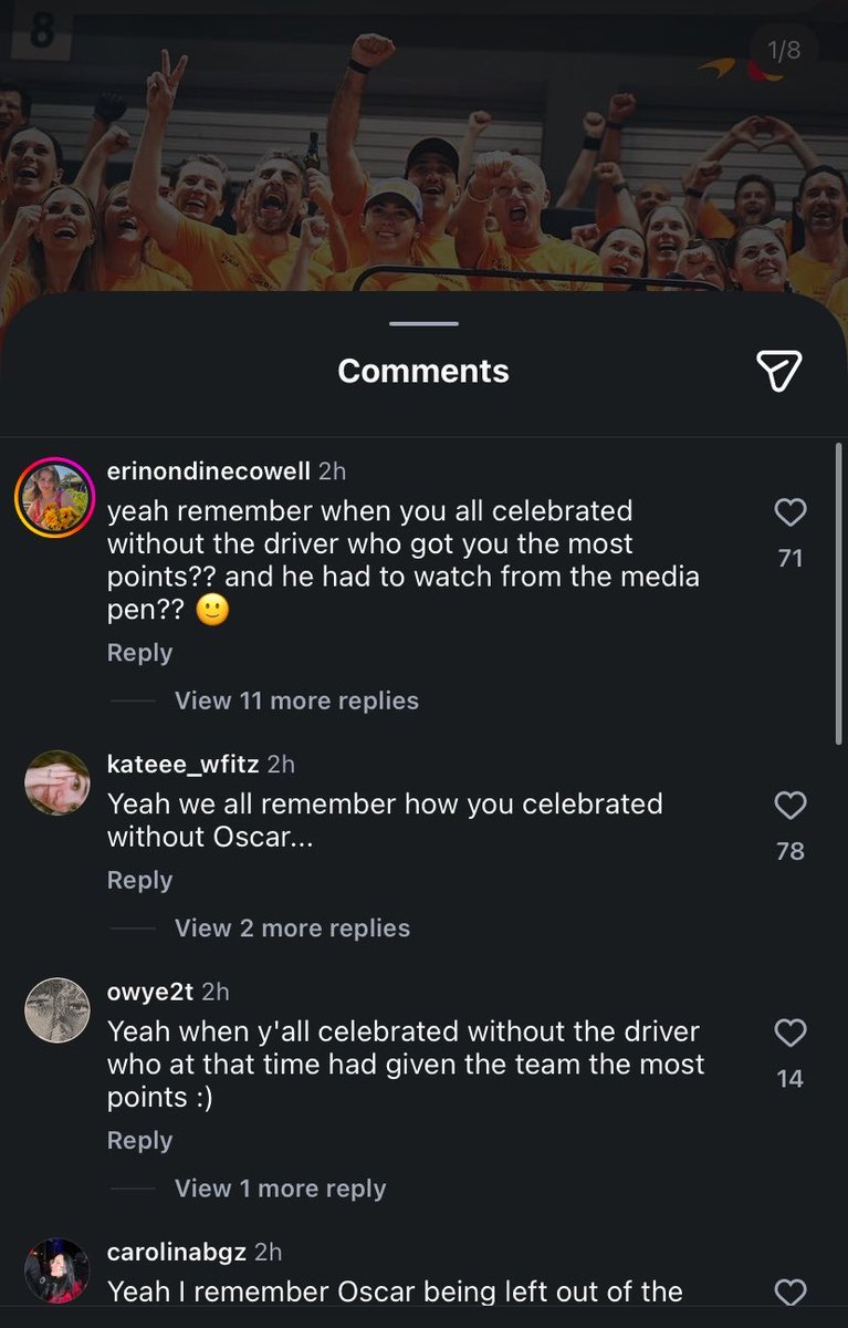 cantverstopim's tweet photo. So the instagram comments did not disappoint https://t.co/IIaPQ8zhPM