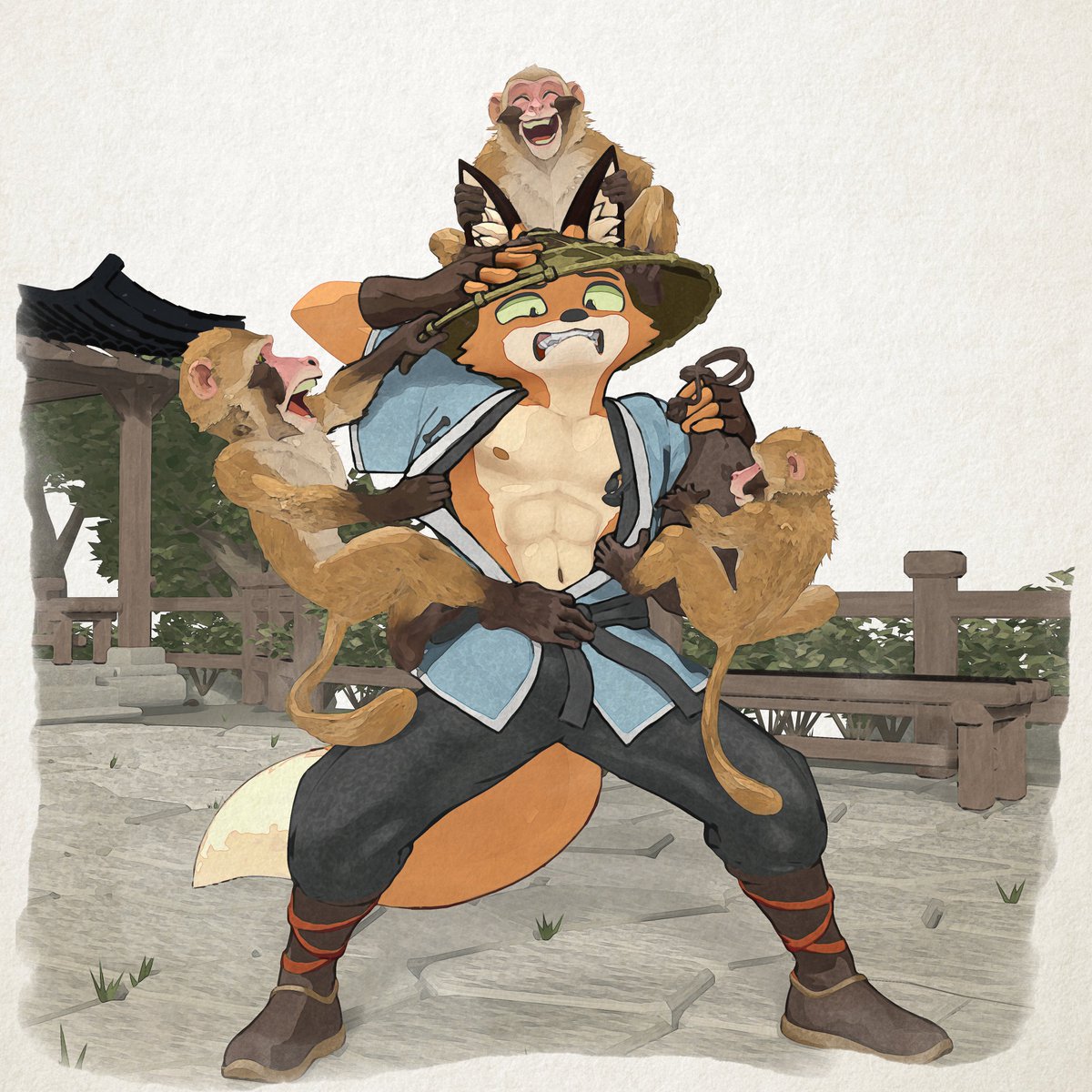 nukorio's tweet photo. I got my stuff back from those thieves!

And I’m fine! I do NOT need help putting myself back together, jeeez. https://t.co/ztQ5EfXdpI