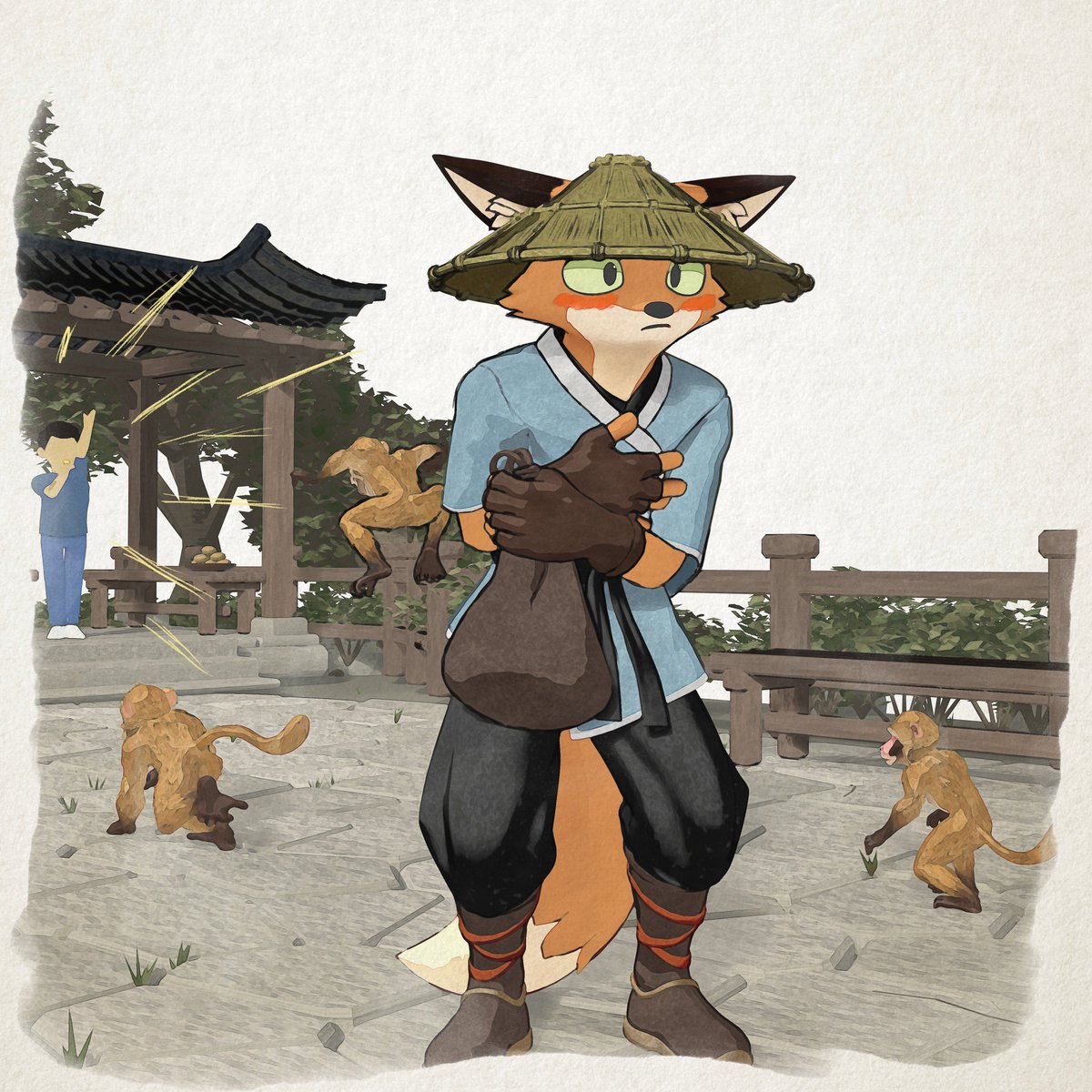 nukorio's tweet photo. I got my stuff back from those thieves!

And I’m fine! I do NOT need help putting myself back together, jeeez. https://t.co/ztQ5EfXdpI